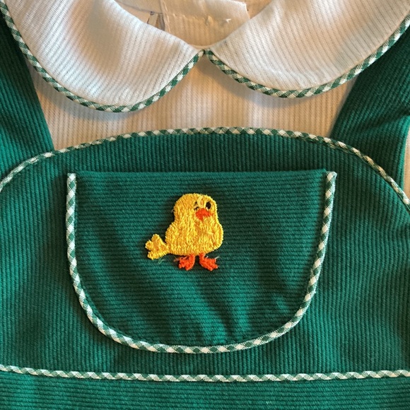 JCPenney Green and White Kids Dress - Picture 2 of 7